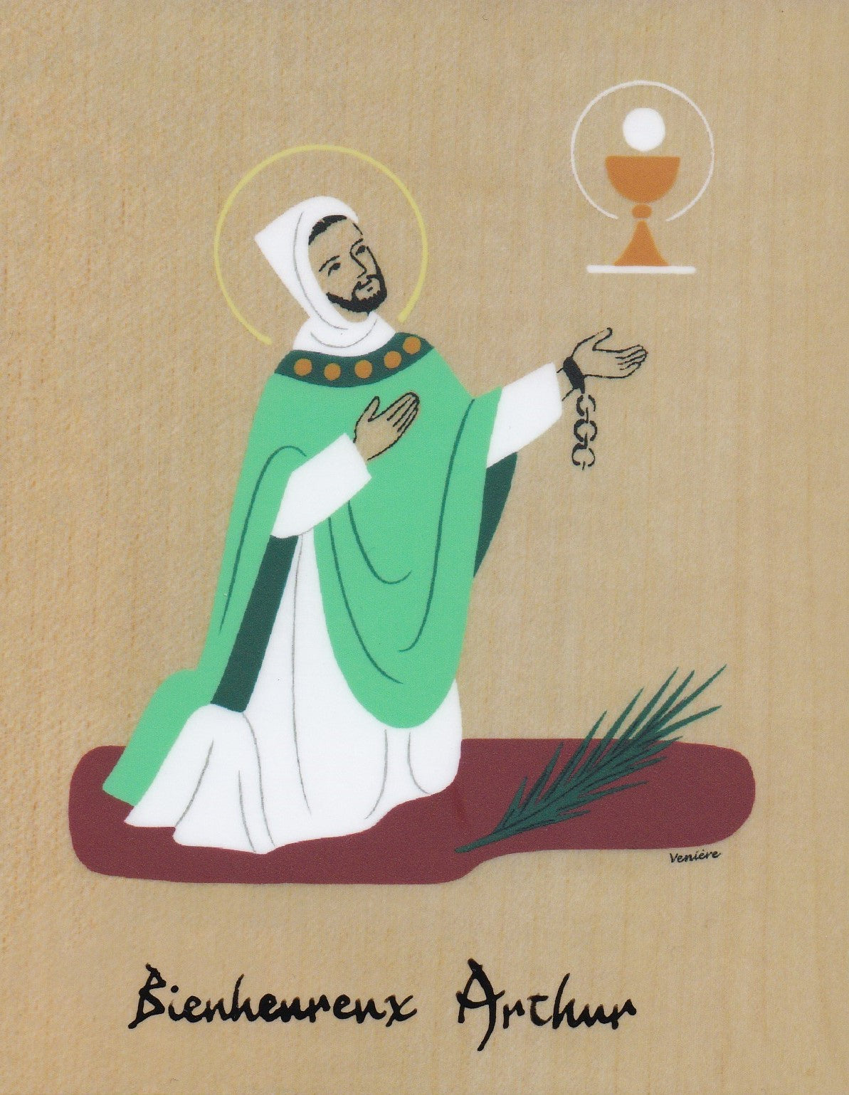 La plaquette du Saint Patron