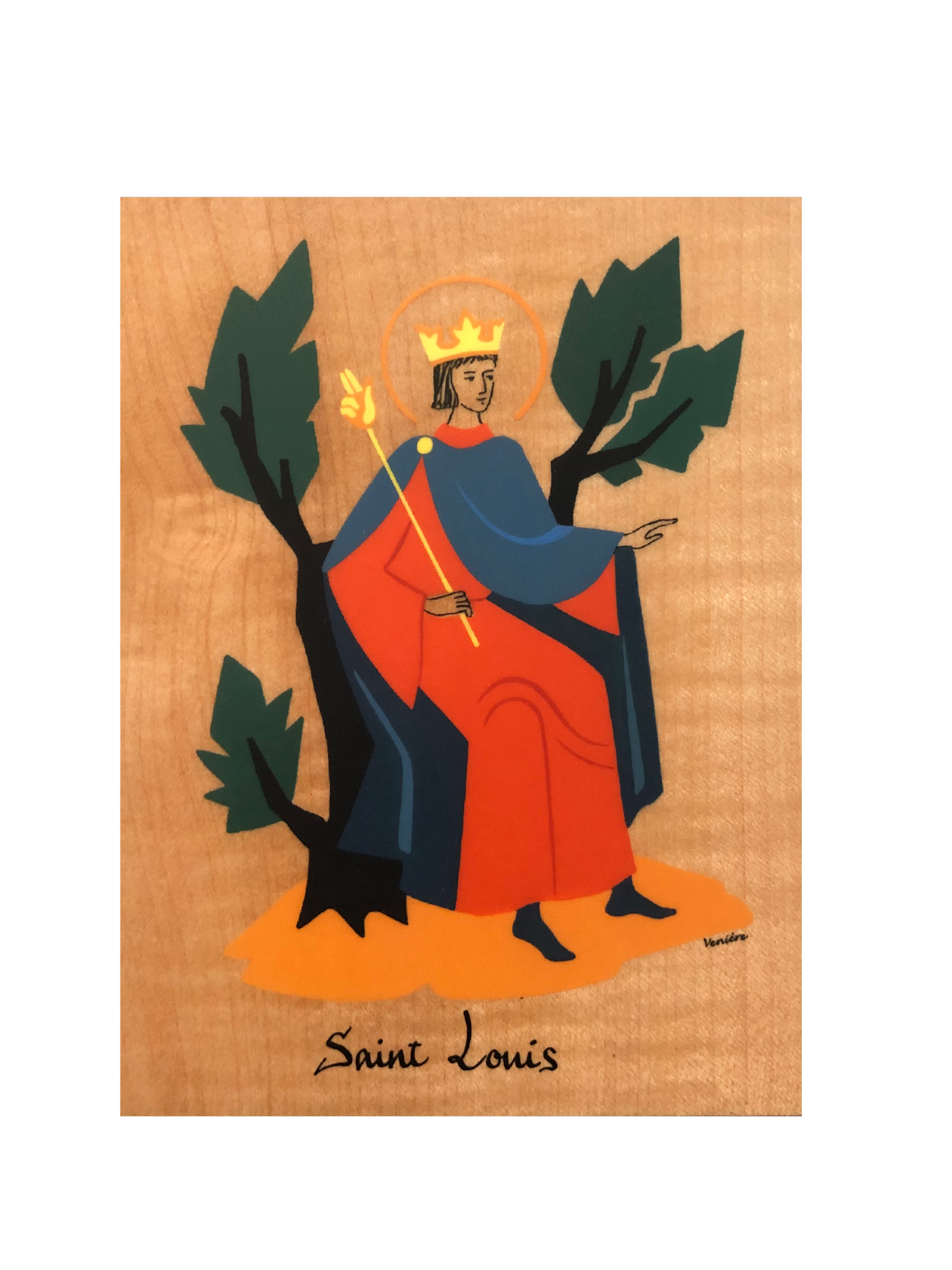 La plaquette du Saint Patron