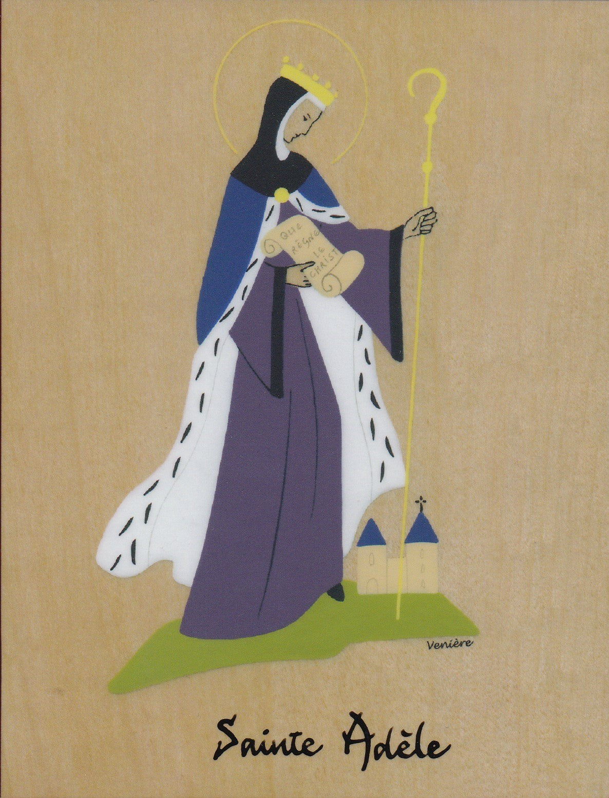 La plaquette du Saint Patron